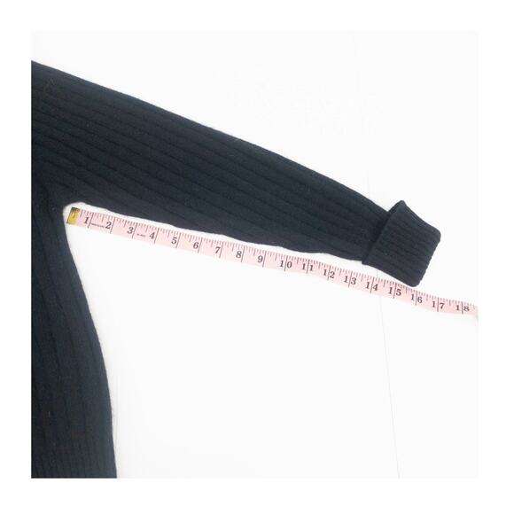 Hasting & Smith Black Wool Angora Ribbed Sweater Women’s Small Vintage - Picture 10 of 10